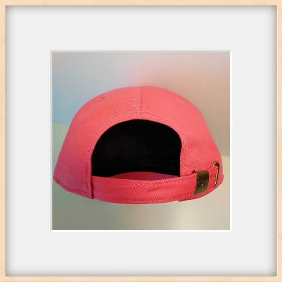 S7L Signature 7 Label cotton twill baseball cap / salmon - Picture 5 of 5